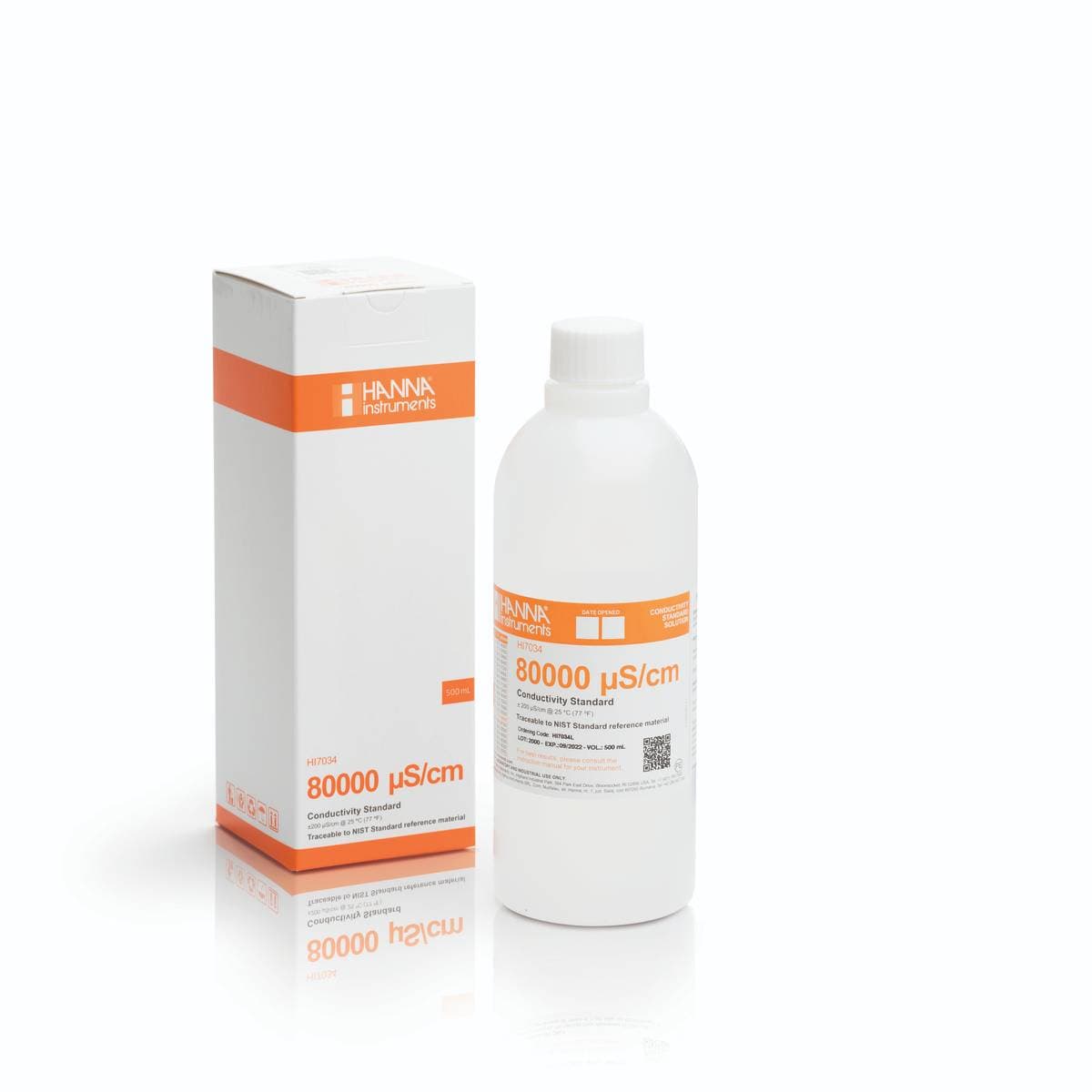 Hanna HI7034L kalibrační roztok vodivosti, 80 mS/cm, 500 ml