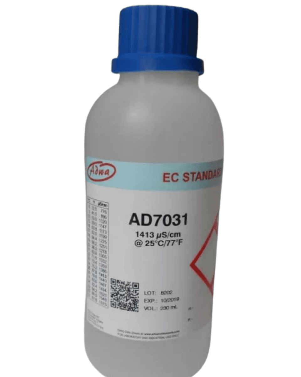 ADWA AD7031 kalibrační roztok vodivosti, 1413 µS/cm (1,413 mS/cm), 230 ml