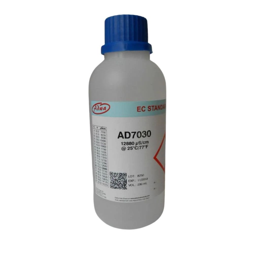 ADWA AD7030 kalibrační roztok vodivosti, 12,88 mS/cm, 230 ml