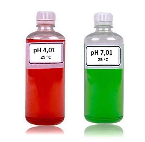 Sada pH kalibračních roztoků 4,01 / 7,01, 2 × 100 ml
