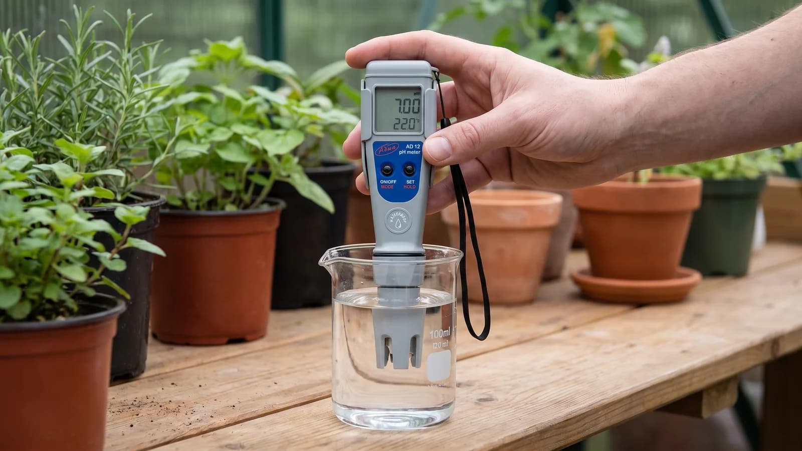 ADWA AD12 digitální pH metr s automatickou teplotní kompenzací
